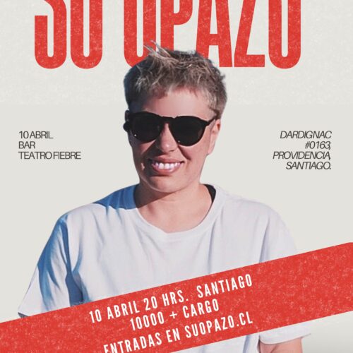 SANTIAGO - Viernes 10 de abril 20 hrs